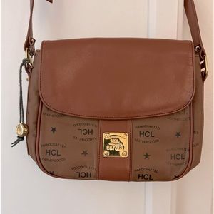 HCL leather purse